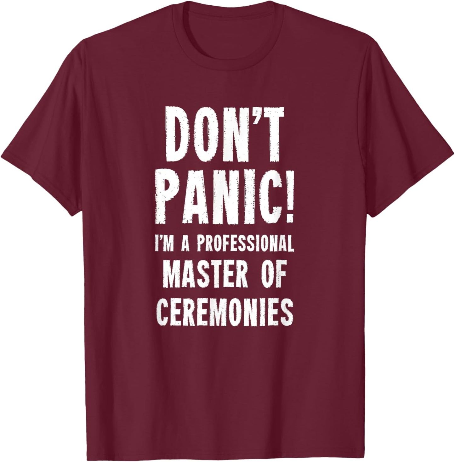 Master of Ceremonies T-Shirt - T-Shirt | Maroon