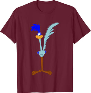 Kids Looney Tunes Road Runner Simple Portrait T-Shirt - T-Shirt | Maroon