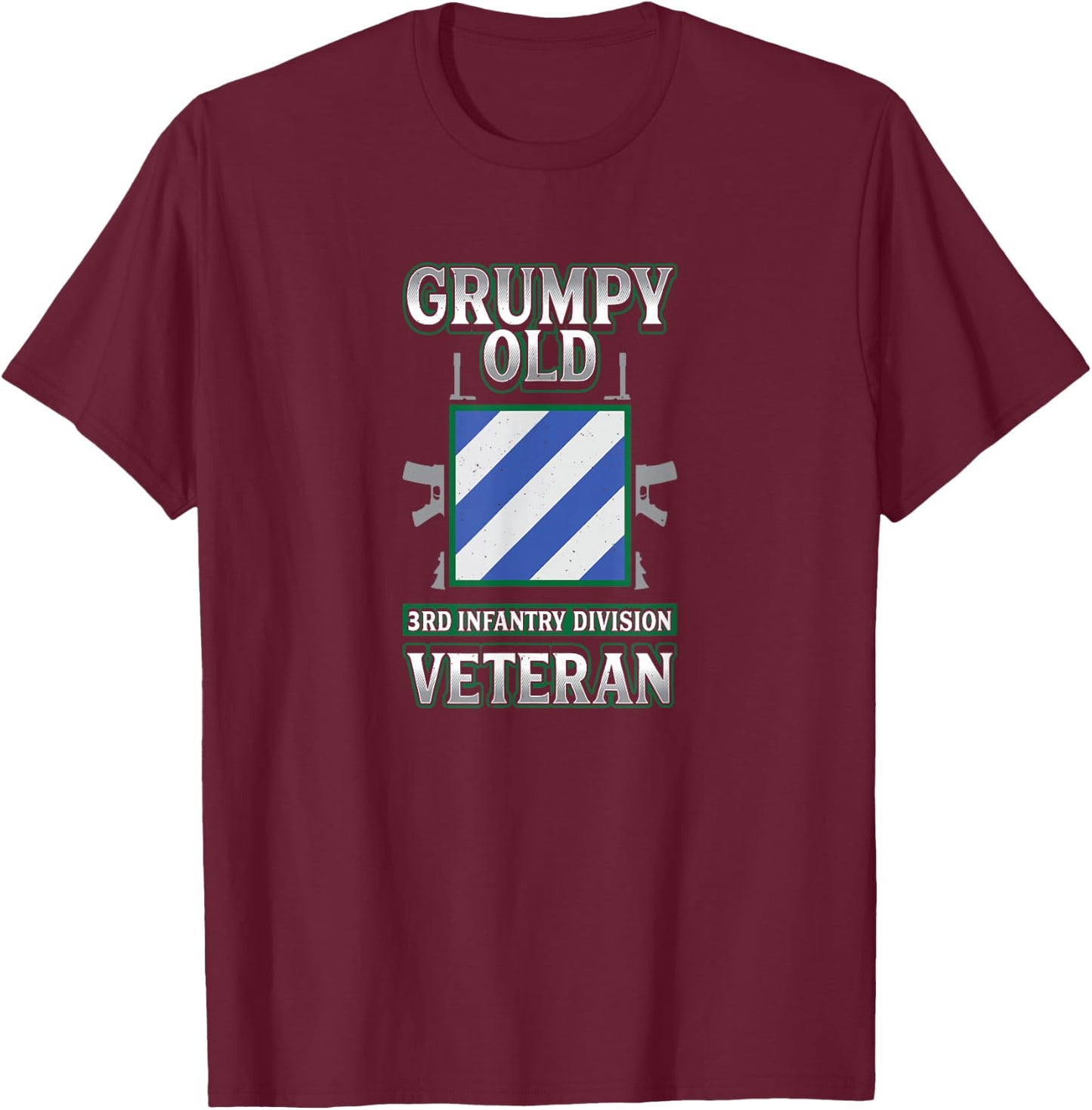 3rd Infantry Division Shirt Third ID T-Shirt - T-Shirt | Maroon