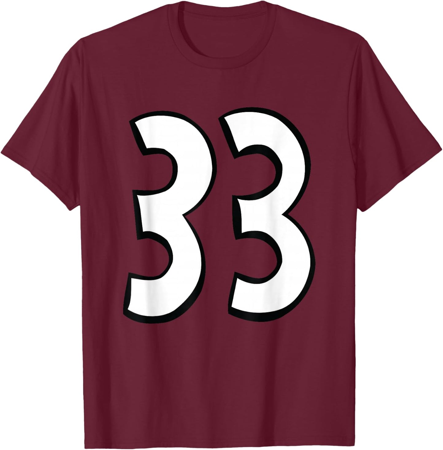 Hey Arnold Gerald 33 Jersey T-Shirt - T-Shirt | Maroon