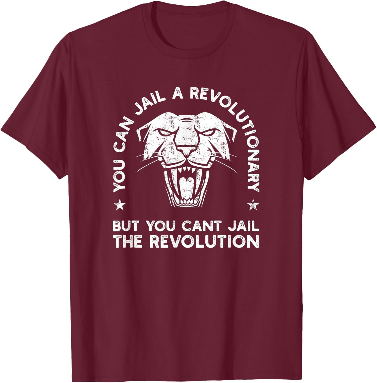 Oakland California 1966 Black Party Panther Revolution Shirt T-Shirt - T-Shirt | Maroon