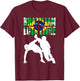 Luta Livre Awesome Brazilian Martial Arts Freestsyle Fighter T-Shirt - T-Shirt | Maroon