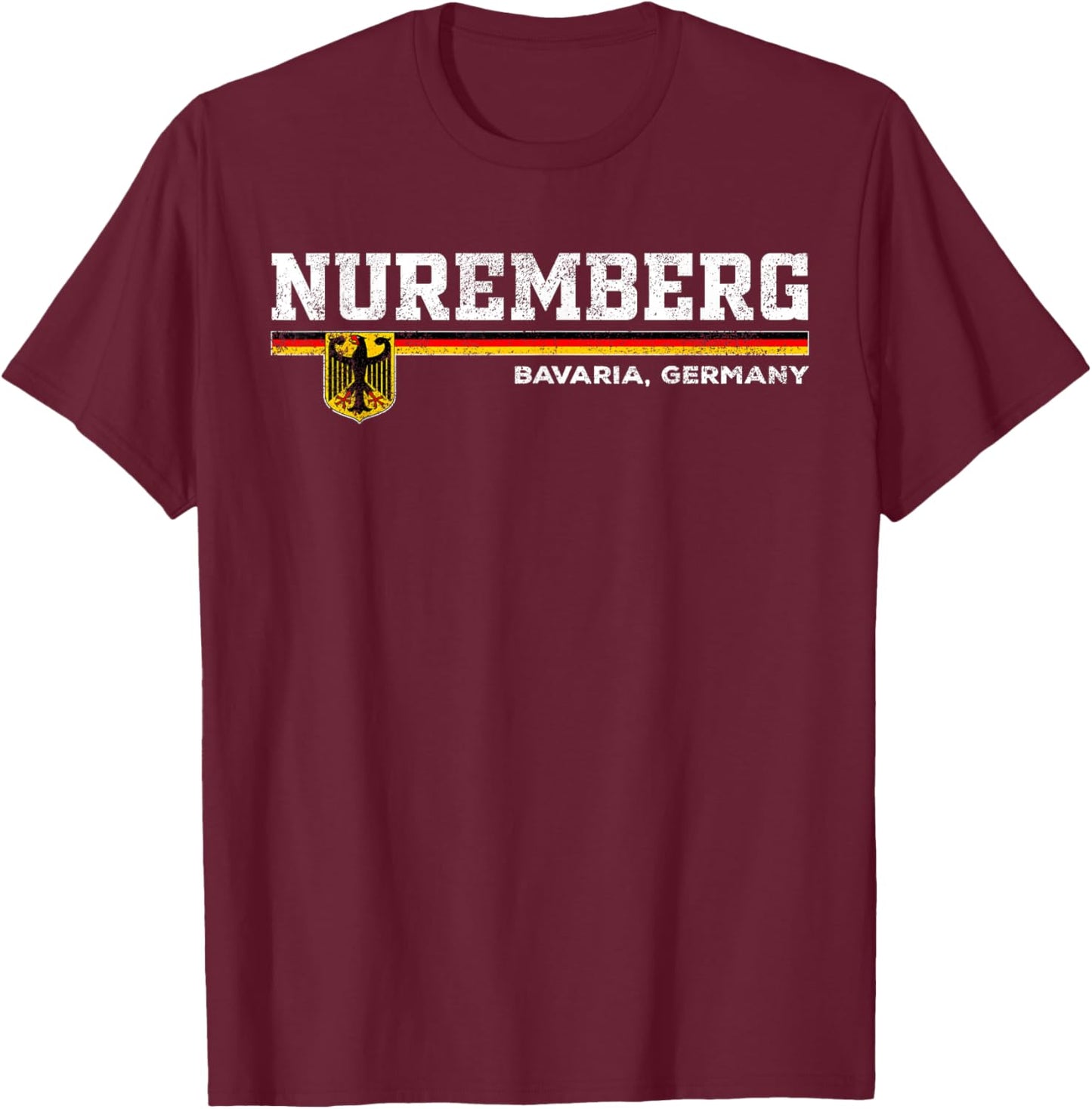 Nuremberg Germany / Deutschland T-Shirt - T-Shirt | Maroon
