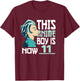 Manga This Anime Boy is now 11 Years Old 11 th Birthday T-Shirt - T-Shirt | Maroon