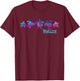 Belize Beach Design/Tribal Turtle Gift T-Shirt - T-Shirt | Maroon