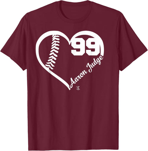 Aaron Judge Heart Number - Apparel