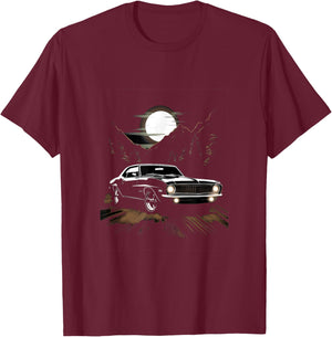 Muscle Car Classic Car Vintage T-Shirt - T-Shirt | Maroon