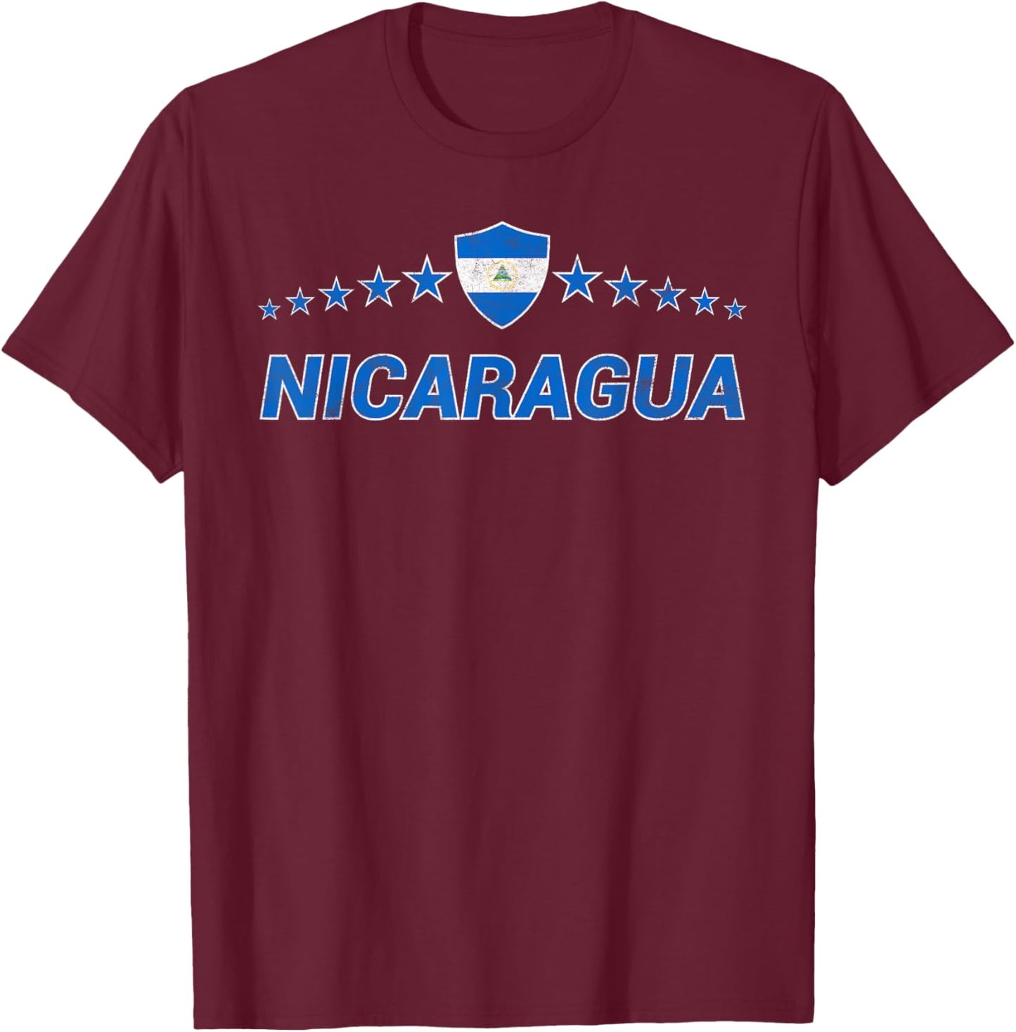 Nicaragua T-Shirt - T-Shirt | Maroon