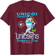 Unicoi County Unicorns Minor League Baseball Team T-Shirt - T-Shirt | Maroon