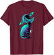 Galaxy Saturn Planet Sphynx Cool Cat Feline Cat Lover Gift Women Kids T-Shirt - T-Shirt | Maroon
