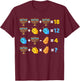Hanukkah Order of Operations Quiz Math Teacher T-Shirt - T-Shirt | Maroon