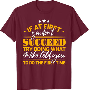 Funny Mike T-Shirt - T-Shirt | Maroon