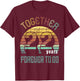 22nd Years Wedding Anniversary Gifts For Couples Matching T-Shirt - T-Shirt | Maroon