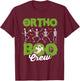 Ortho Squad Spooky Ortho Orthopedic Halloween Boo Crew T-Shirt - T-Shirt | Maroon