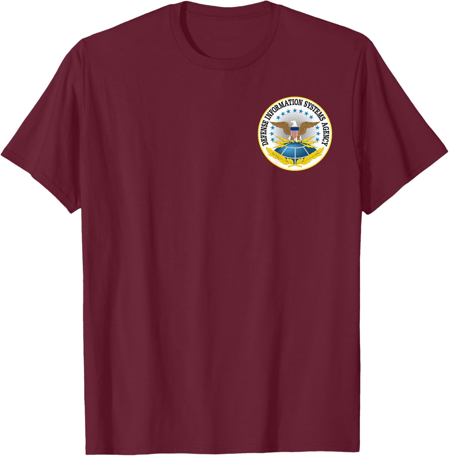 Defense Information Systems Agency DISA DOD Veteran T-Shirt - T-Shirt | Maroon