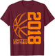 7th BIRTHDAY BASKETBALL LIMITED EDITION 2018 T-Shirt - T-Shirt | Maroon