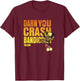 Crash Bandicoot Dr. Neo Cortex Darn You Crash Bandicoot Logo T-Shirt - T-Shirt | Maroon