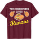 Thumbs Nebraska Sandwich Runza T-Shirt - T-Shirt | Maroon