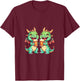 Drinking Dragon With Beer | Birthday Party T-Shirt - T-Shirt | Maroon
