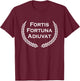 Latin saying for brave - Fortis Fortuna Adiuvat T-Shirt - T-Shirt | Maroon