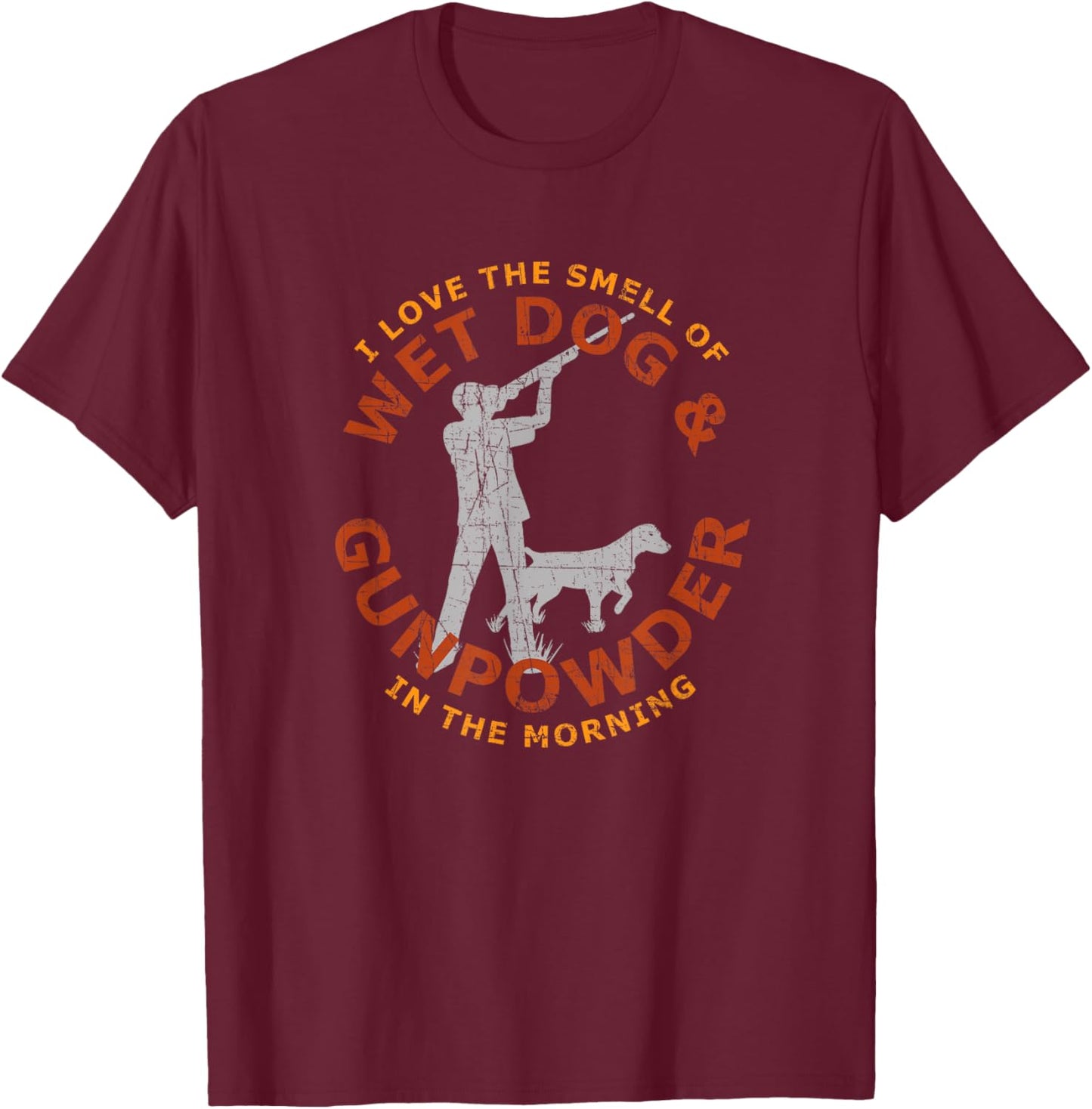 Funny Pheasant and Quail Hunting Design for Upland Hunters T-Shirt - T-Shirt | Maroon