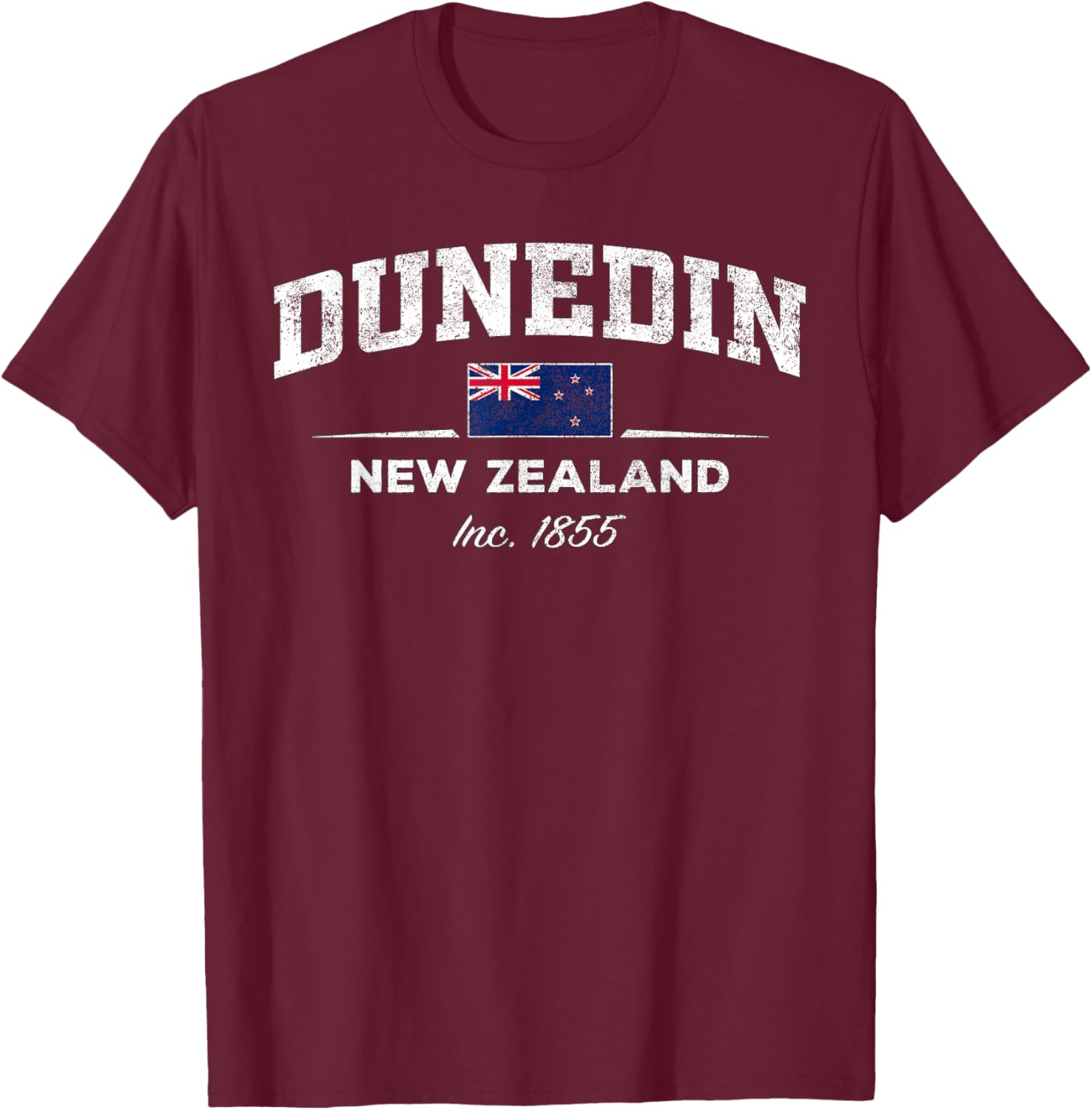 Dunedin New Zealand T-Shirt - T-Shirt | Maroon