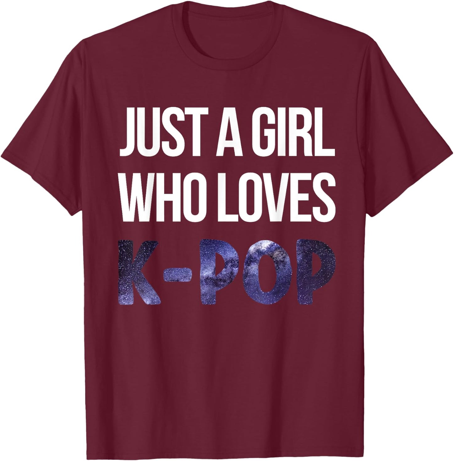 Funny K-Pop Korean Pop Music Lover Fans Boy Band Girls Gifts T-Shirt - T-Shirt | Maroon