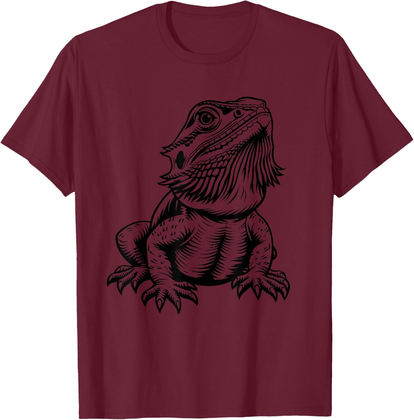 Bearded Dragon T-Shirt - T-Shirt | Maroon