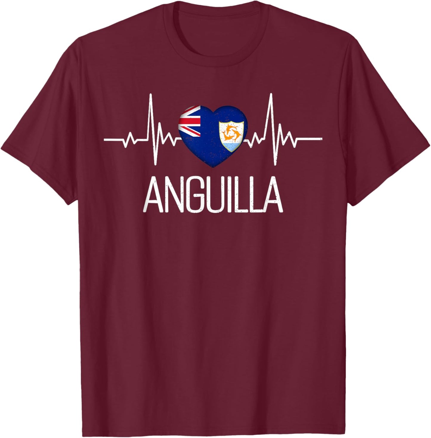 Anguilla T-Shirt - T-Shirt | Maroon
