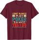 Funny Poker Card Player Casino Gambler Poker T-Shirt - T-Shirt | Maroon
