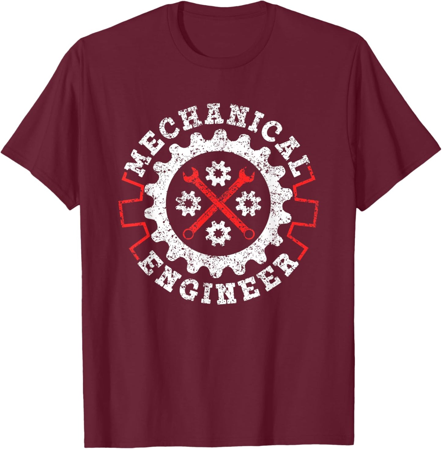 Mechanical Engineer Study Engineering Mechanical Engineer T-Shirt - T-Shirt | Maroon