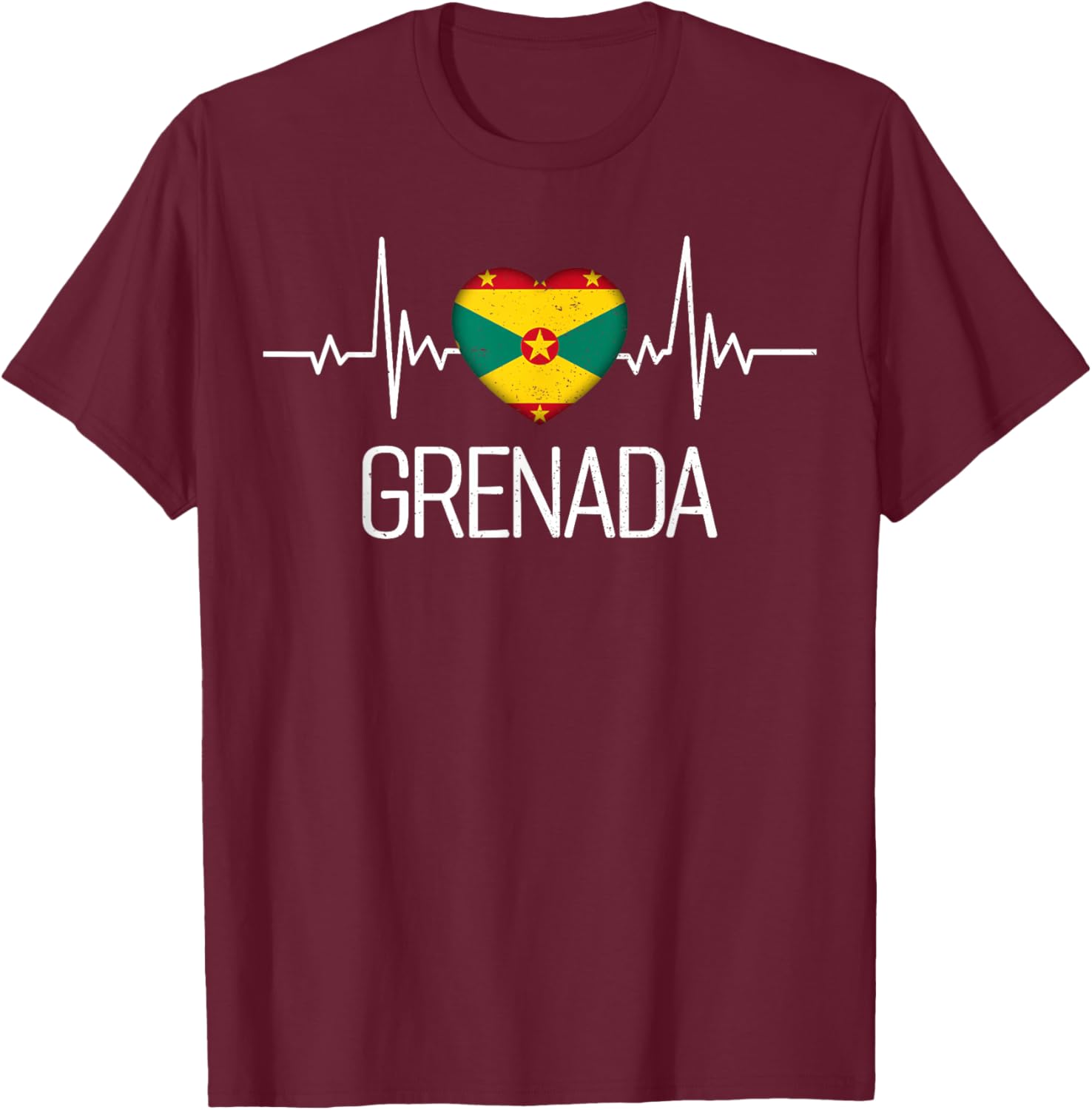 Grenada T-Shirt - T-Shirt | Maroon