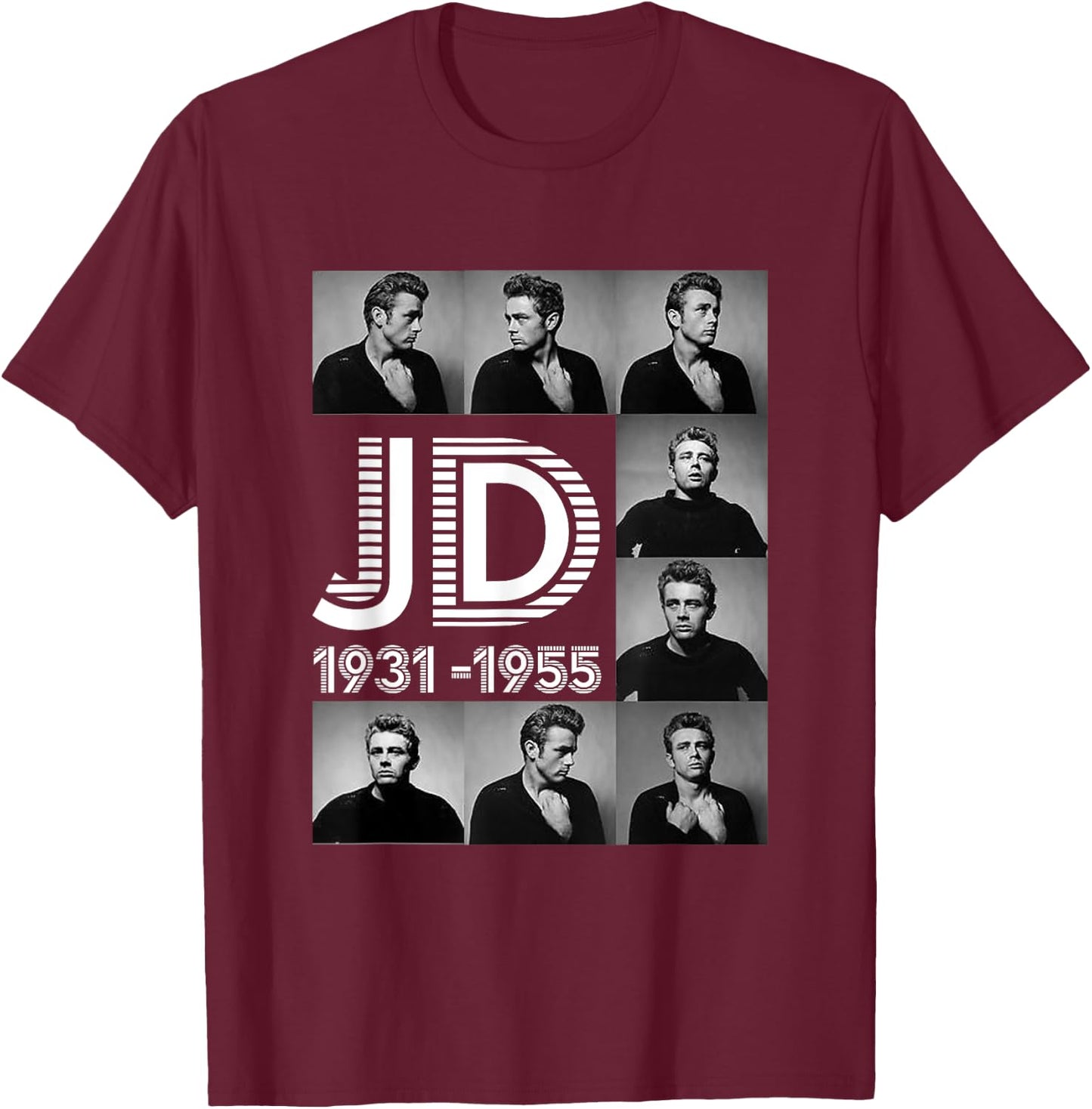 James Dean_008 T-Shirt - T-Shirt | Maroon
