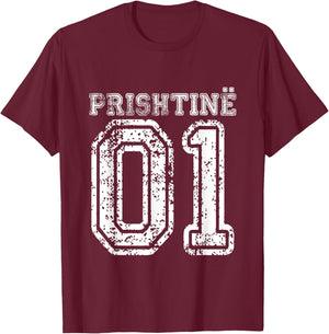 01 Prishtine Prishtina T-Shirt - T-Shirt | Maroon