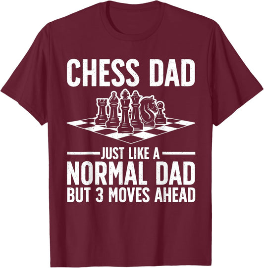 Cool Chess Player Art Dad Knight Chess Lovers Pieces Small T-Shirt - T-Shirt | Maroon