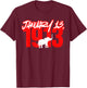Women Men T-Shirt - T-Shirt | Maroon
