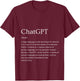 Definition of ChatGPT T-Shirt - T-Shirt | Maroon