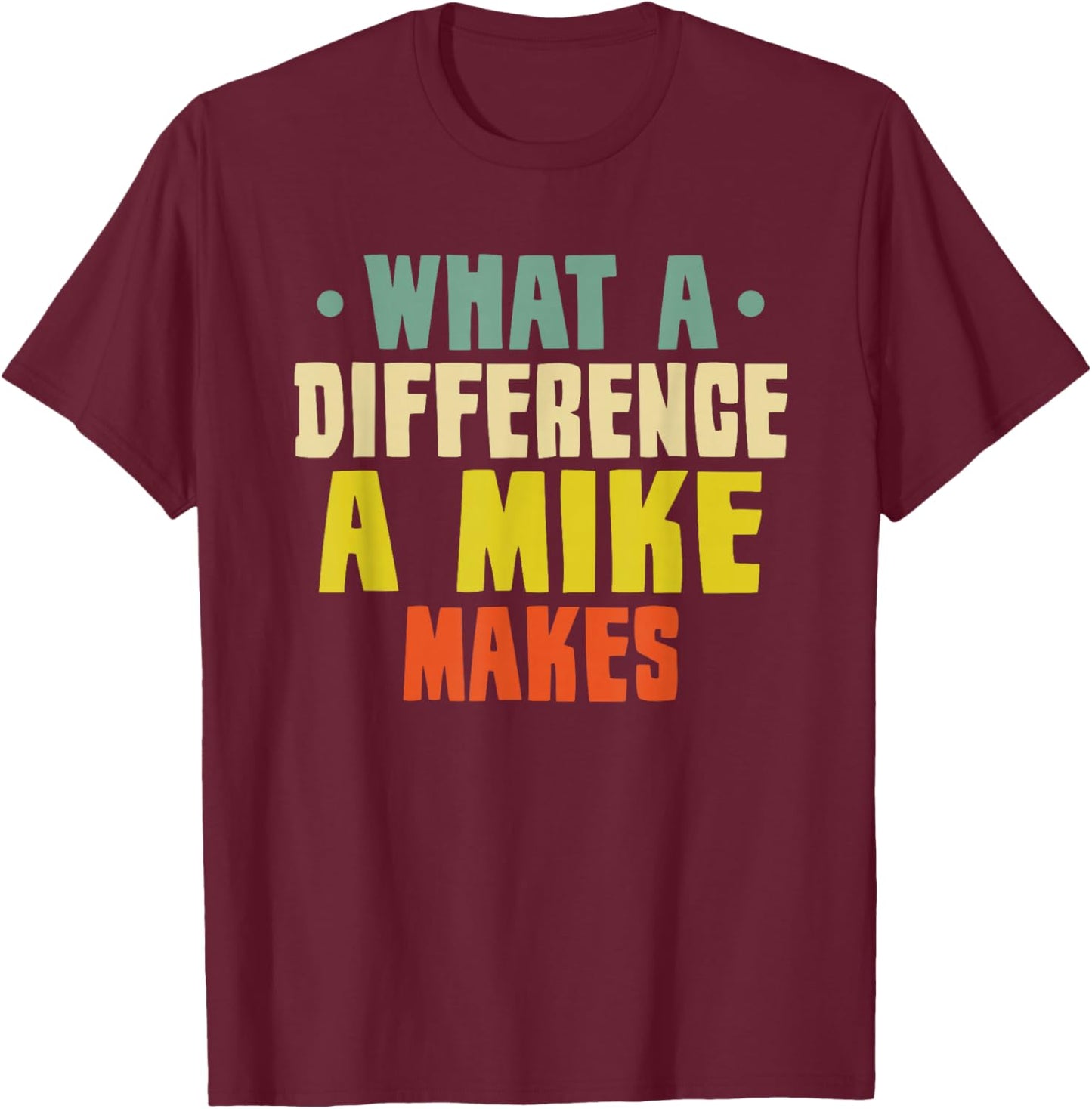 Mike T-Shirt - T-Shirt | Maroon