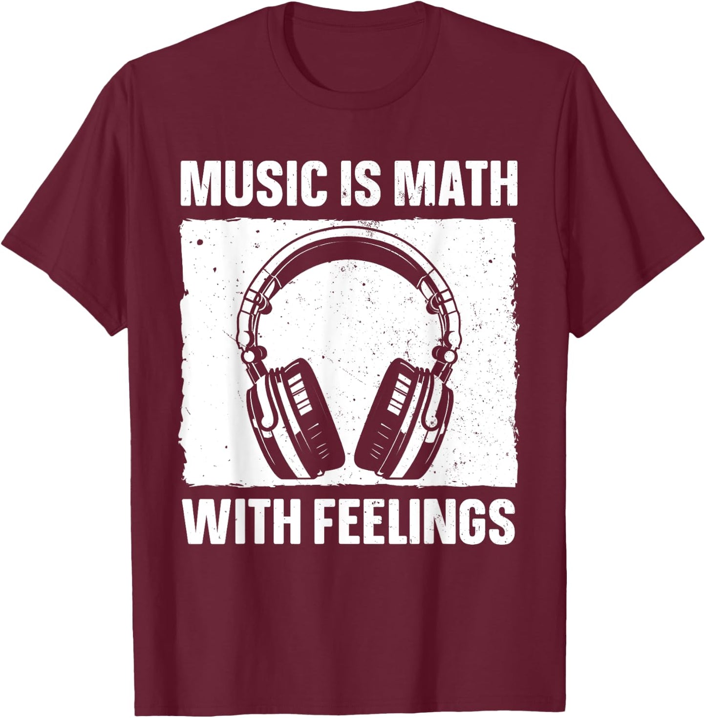 Funny Music Art Women Music Teacher Themed Gag Music T-Shirt - T-Shirt | Maroon