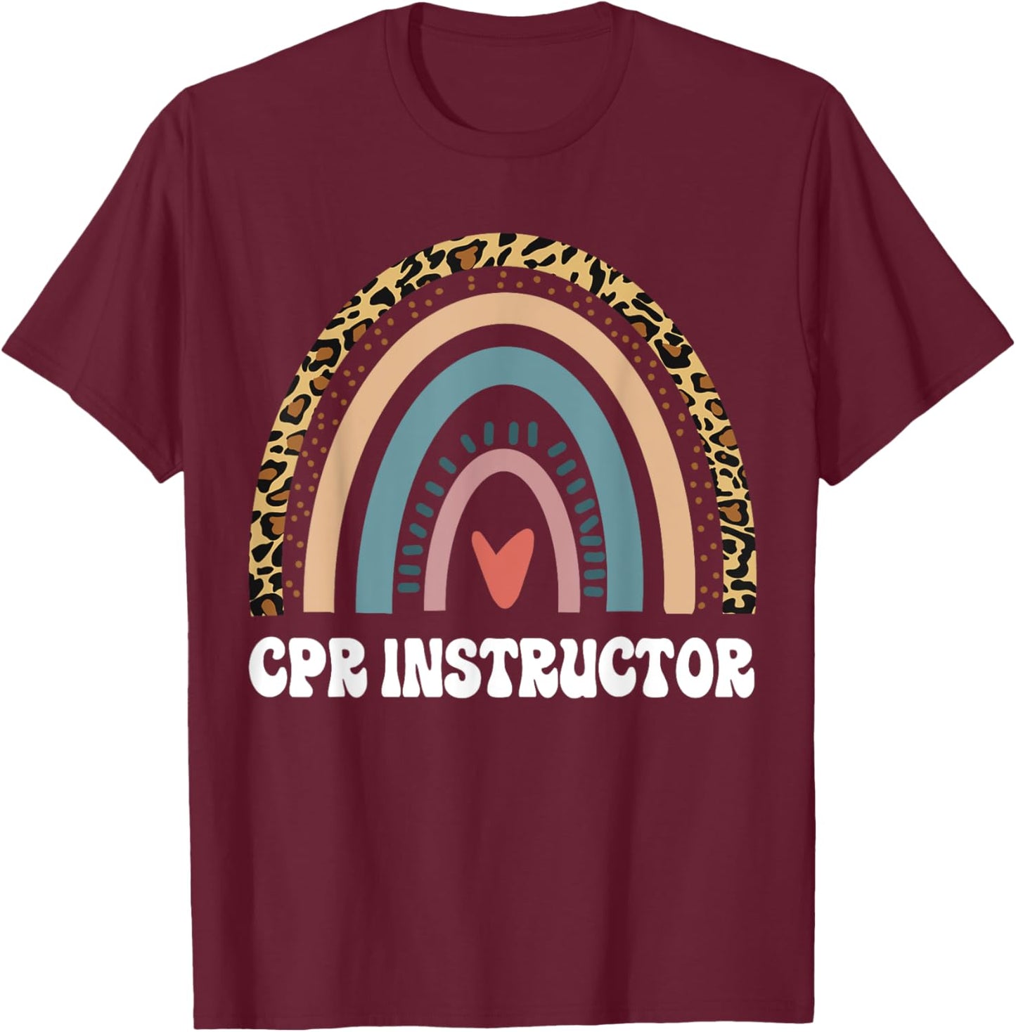 CPR Instructor Training and Teaching EMS Ambulance T-Shirt - T-Shirt | Maroon
