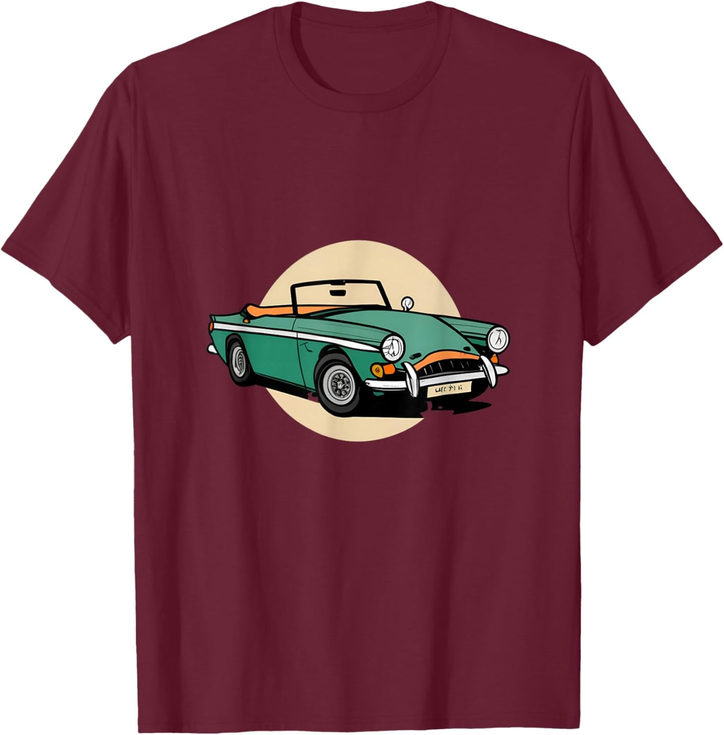 1960's Sunbeam Alpines Tiger V8 T-Shirt - T-Shirt | Maroon