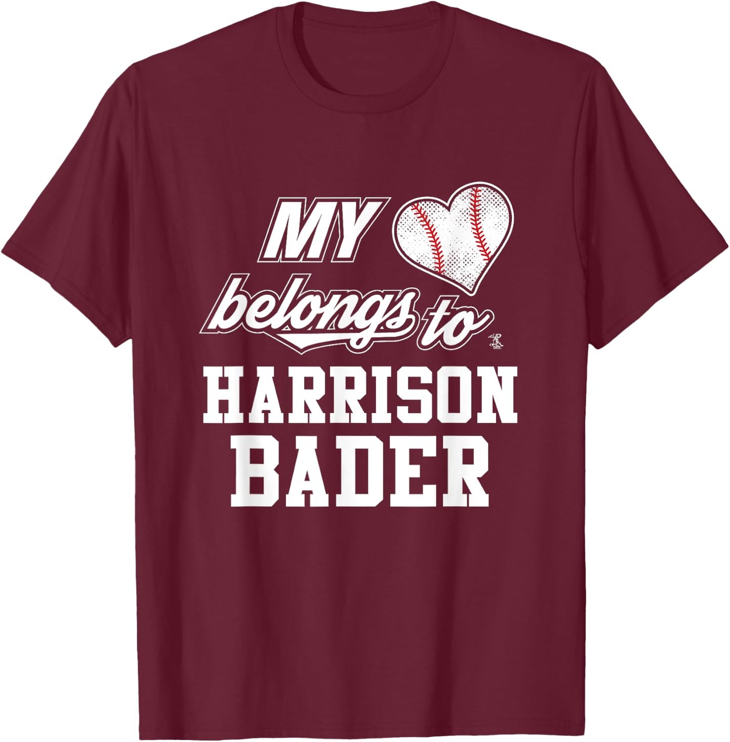 Harrison Bader Gameday T-Shirt - T-Shirt | Maroon