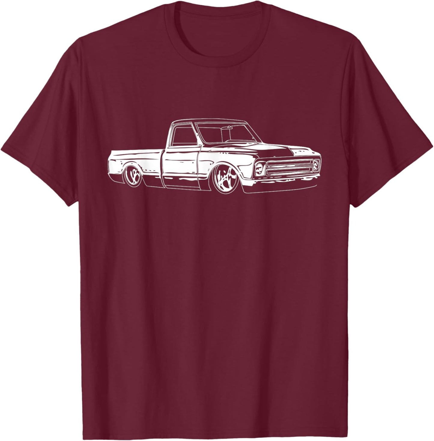 Classic 1967 C10 Truck C10 Truck Custom 10 T-Shirt - T-Shirt | Maroon