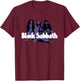 Official Black Sabbath Purple Photo T-Shirt - T-Shirt | Maroon