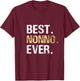 Nonno Gift from Granddaughter Grandson Best Nonno T-Shirt - T-Shirt | Maroon