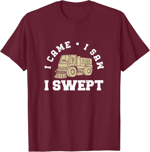 I Came I Saw Funny Street Sweeping Truck For Street Sweepers