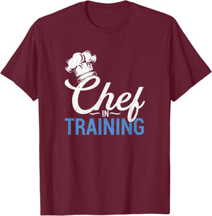 Cook in Training | Kitchen Cooking Food | Cook Chef T-Shirt - T-Shirt | Maroon
