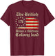 The British Blew A 13 Colony Lead Funny 4Th Of July Vintage Women Men T-Shirt - T-Shirt | Maroon
