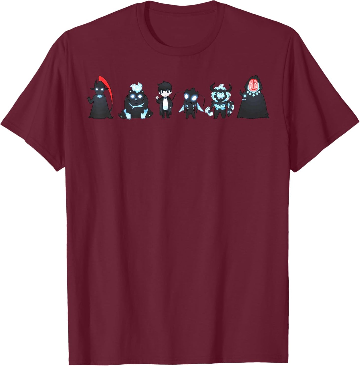 Igris Tank Jinwoo Beru Iron Tusk Shadow Monarch T-Shirt - T-Shirt | Maroon