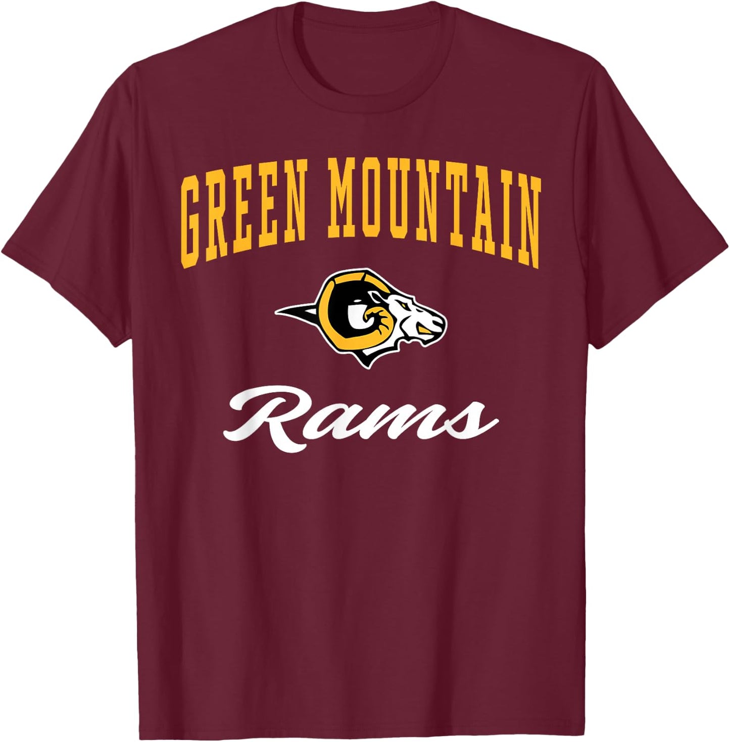 Green Mountain High School Rams C3 T-Shirt - T-Shirt | Maroon